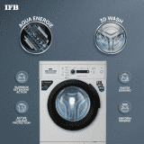 IFB Fully Automatic Front Load Washing Machine | 6 Kg | 5 Star | Grey | DIVA AQUA GBS 601