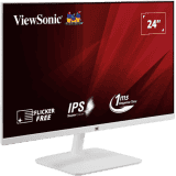 ViewSonic Full HD IPS Panel Monitor | 1 ms  | 24 inch | Slim White | A2432-H-W