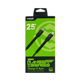 Salpido Ranger Braid Series | 25W | Type C To Lightning Data Cable | Black | SDC 20 C -L