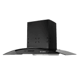 Faber Hood Ace Pro Wall Mounted Chimney | 3D | 90 cm | Black | HC PB FL BK