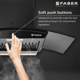 Faber Hood Ace Pro Wall Mounted Chimney | 3D | 90 cm | Black | HC PB FL BK