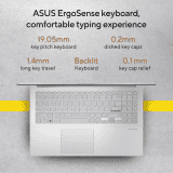 ASUS Vivobook GO 15 Laptop | AMD Ryzen 5 Quad Core 7520U | 16 GB | 512 GB  | Silver | E1504FA-LK541WS