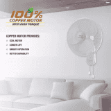 Usha Maxx Air Ultra Wall Fan | 400 mm | White