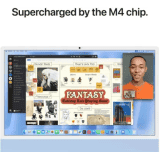 Apple iMac M4 | 16 GB | 256 GB SSD | macOS Sequoia | 24 Inch | Blue | MWUF3HN/A