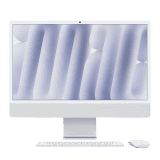 Apple iMac | M4 Chip | 4.5K Retina Display | 16 GB | 256 GB | 24 Inch | Silver | MD3H4HN/A