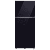 Samsung Frost Free Double Door Refrigerator | 396 L | 2 Star | Black Glass | RT41DB6A4B22HL