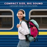 Lapcare Tiffin Portable BT Speaker | 10W | Red | LBS-300