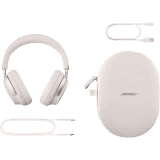 Bose QuietComfort Ultra Wireless Headphones | Noise Cancelling | Spatial Audio | Smoke White