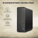HP Slim Desktop PC | 10th Gen Intel Core i5 10505 | 8 GB | 512 GB SSD | UHD Graphics | Jet Black  | S01 PF2667IN