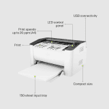 HP Single Function Monochrome Laser Printer | Black & White | 1008A
