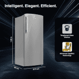 Godrej Single Door Refrigerator | 268 L | 3 Star | RD EMARVEL 290C THI ST GL