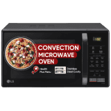LG Convection Microwave Oven |  21 L | Stainless Steel Cavity | Auto Cook Menu | Black | MC2146BV DBKQILN