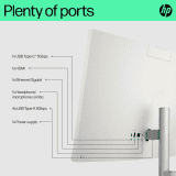 HP All in One Desktop 24 PC | AMD Ryzen 5 7520U | 16 GB | 512GB SSD | 24 cr0025in