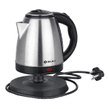Bajaj KTX  Electric Kettle | 1.5 L | 1350W | Stainless Steel Body |  Black | 670106