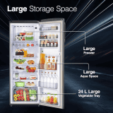 Godrej Single Door Refrigerator | 268 L | 3 Star | RD EMARVEL 290C THI ST GL