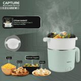 Havells Capture Multi Cook Electric Kettle | 1.2 L | 650 W | Green
