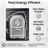 Samsung Fully Automatic Front Load Washing Machine | 12 kg | 5 Star | Black | WW12DB7B24GBTL