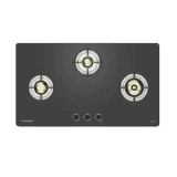 Pureflames Ray Gas HOB | 90 cm | Black | RAY90