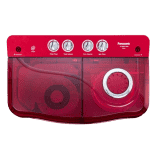 Panasonic Semi Automatic Top Load Washing Machine | 8 kg | Red | NA-W80L7RRB