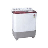 Haier Semi Automatic Top Load Washing Machine | 8.5 kg | Maroon & White | HTW85 186
