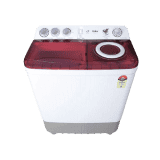 Haier Semi Automatic Top Load Washing Machine | 8.5 kg | Maroon & White | HTW85 186
