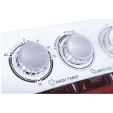 Haier Semi Automatic Top Load Washing Machine | 8.5 kg | Maroon & White | HTW85 186
