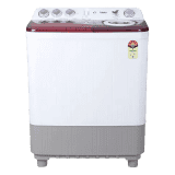 Haier Semi Automatic Top Load Washing Machine | 8.5 kg | Maroon & White | HTW85 186