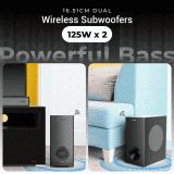 Zebronics Juke bar 9550 pro Soundbar | 625 W | 5.2 Dolby Audio Dual Wireless Subwoofer | Black