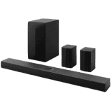 LG SQ75TR Bluetooth Soundbar | 600W Rear Speaker | 5.1.1 Ch  Dolby Atmos QNED Matching | Black | SQ75TR AINDLLK