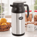 cello Armour Double Walled Vacuum Insulated Carafe Flask | 800 ml | Silver & Black