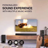 PHILIPS Soundbar | Dolby Digital with Wireless subwoofer | 240 W | Bluetooth | Black | TAB7007/94