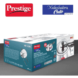 Prestige Nakshatra Inner Lid Induction Bottom Pressure Cooker |  5 L | Stainless Steel | Silver | 20149