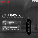 Havells Inox UL BLDC Ceiling Fan | 1200 mm | 5 Star | Metallic Grey