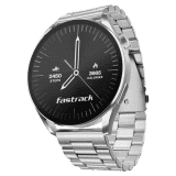 Fastrack Dezire FX1 Luxury Metal Smartwatch | UltraVU HD Display | 1.38 Inch | Silver