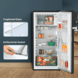 Liebherr Direct Cool Single Door Refrigerator | 191 L | 3 Star | Vegetable FreshBox | Black Gloss | DNBBGC1901