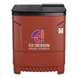 Godrej Edge Ultima Semi Automatic Top Load Washing Machine | WSEDGE ULT 80 5.0 DB2M CSRD | 8 kg | 5 Star | Crystal Red