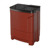 Godrej Edge Ultima Semi Automatic Top Load Washing Machine | WSEDGE ULT 80 5.0 DB2M CSRD | 8 kg | 5 Star | Crystal Red
