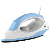 BPL Dry Iron with LED Indicator | 1000 W | Blue & White | BDIS0011