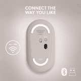 Logitech Pebble Wireless Mouse | Bluetooth | 2.4 GHz | Sand