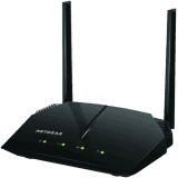 Netgear AC1200 Dual Band Wi-Fi Router | 1200 mbps | Black | R6120