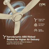 Havells  Inox BLDC Motor Ceiling Fan | 1200 mm | 5 Star | Gold Mist Cola