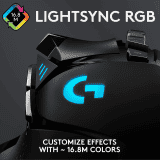 Logitech G502 Hero Wired Optical Gaming Mouse | 25K Sensor | Adj DPI Upto 25600 | Black