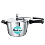 Hawkins Triply Stainless Steel Pressure Cooker | Inner Lid | 4.5 L | Silver