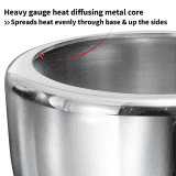 Hawkins Triply Stainless Steel Pressure Cooker | Inner Lid | 4.5 L | Silver