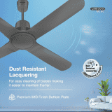 Havells Libeccio Bldc Motor Ceiling Fan | 1200mm | 5 Stars | Slate