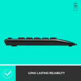 Logitech comfort Wireless Keyboard and Mouse combo | Black | MK345