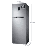 Samsung Convertible 5 in1 Double Door Refrigerator | 322 L | 3 Star | RT37C4523SL/HL