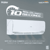 Haier Frost Self Clean Inverter Split Air Conditioner | 2 Ton | 3 Star | HS24HD AOW3BN