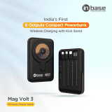 Inbase Mag Voltt 03 All in One Wireless Power Bank | 10000 mAh | 22.5W | Black