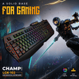 Lapcare Champ RGB Gaming Keyboard | Multi Key Anti ghosting | LGK-102